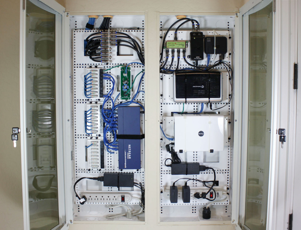 Home network equipment set up by FortiFi