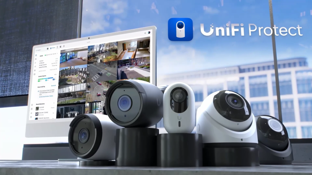 Security camera system with local recording