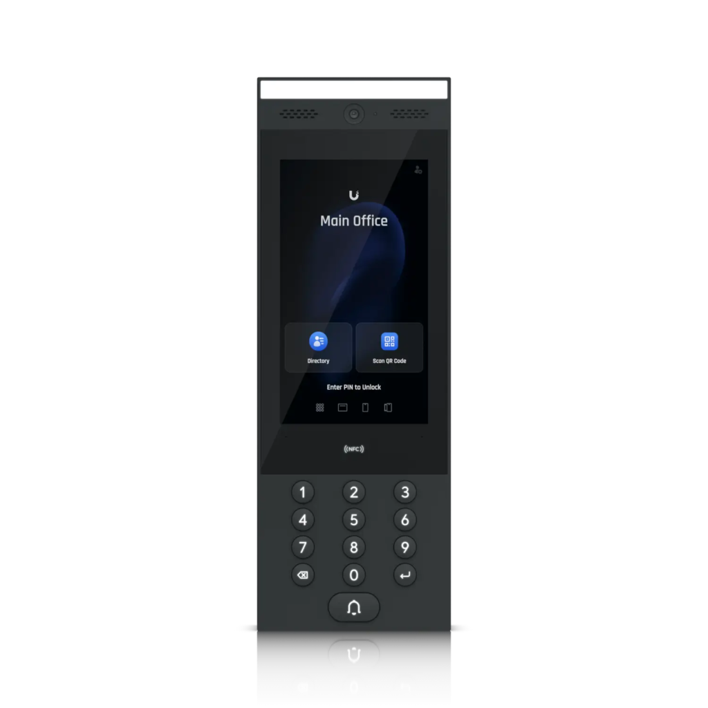 UniFi video intercom for door access control