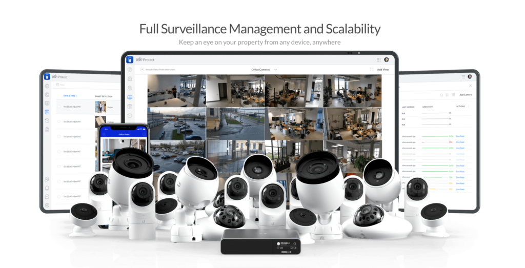 UniFi Protect security cameras